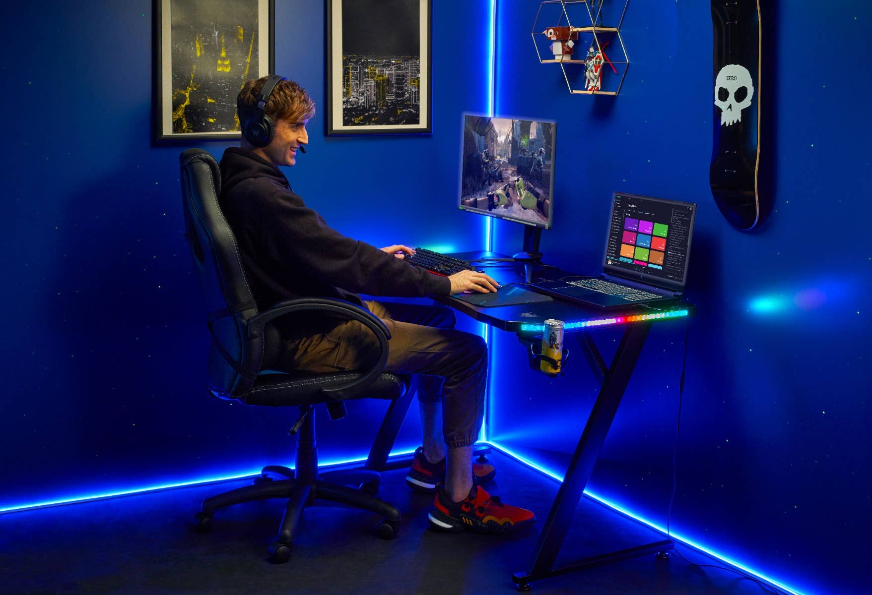 Predator Rift RGB Gaming Desk 7