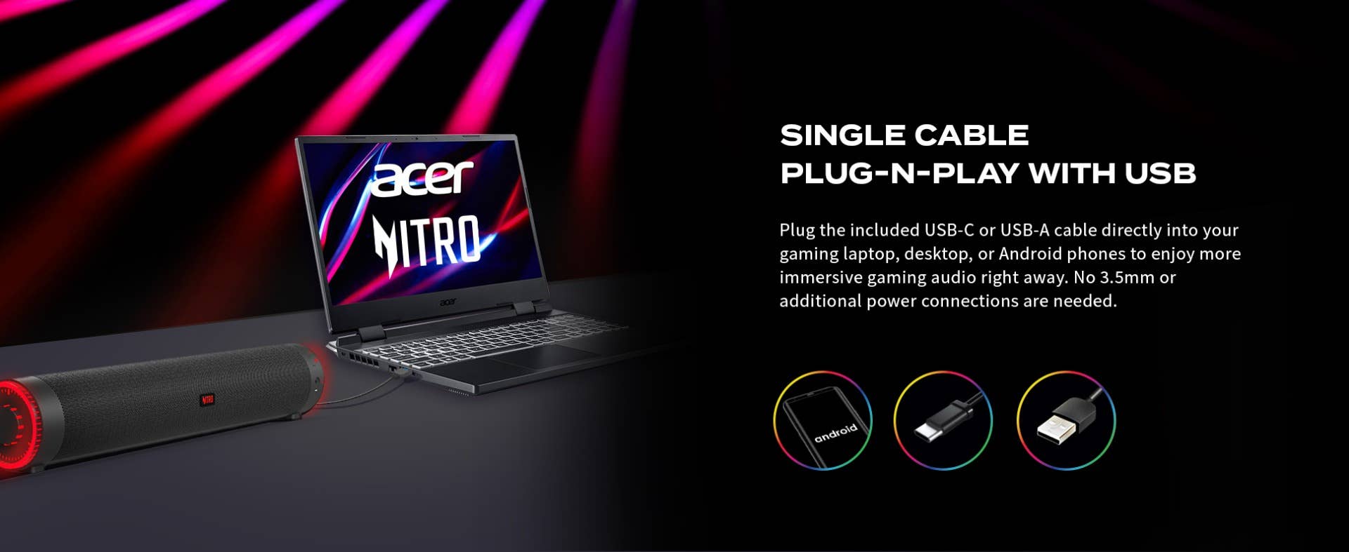 Acer Nitro Gaming Soundbar 2