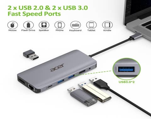 Acer 12in1 Type C dongle | Silver 4