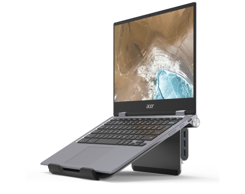 Laptop Stand with Adapter HUB 5 en 1 8