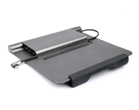 Laptop Stand with Adapter HUB 5 en 1 7