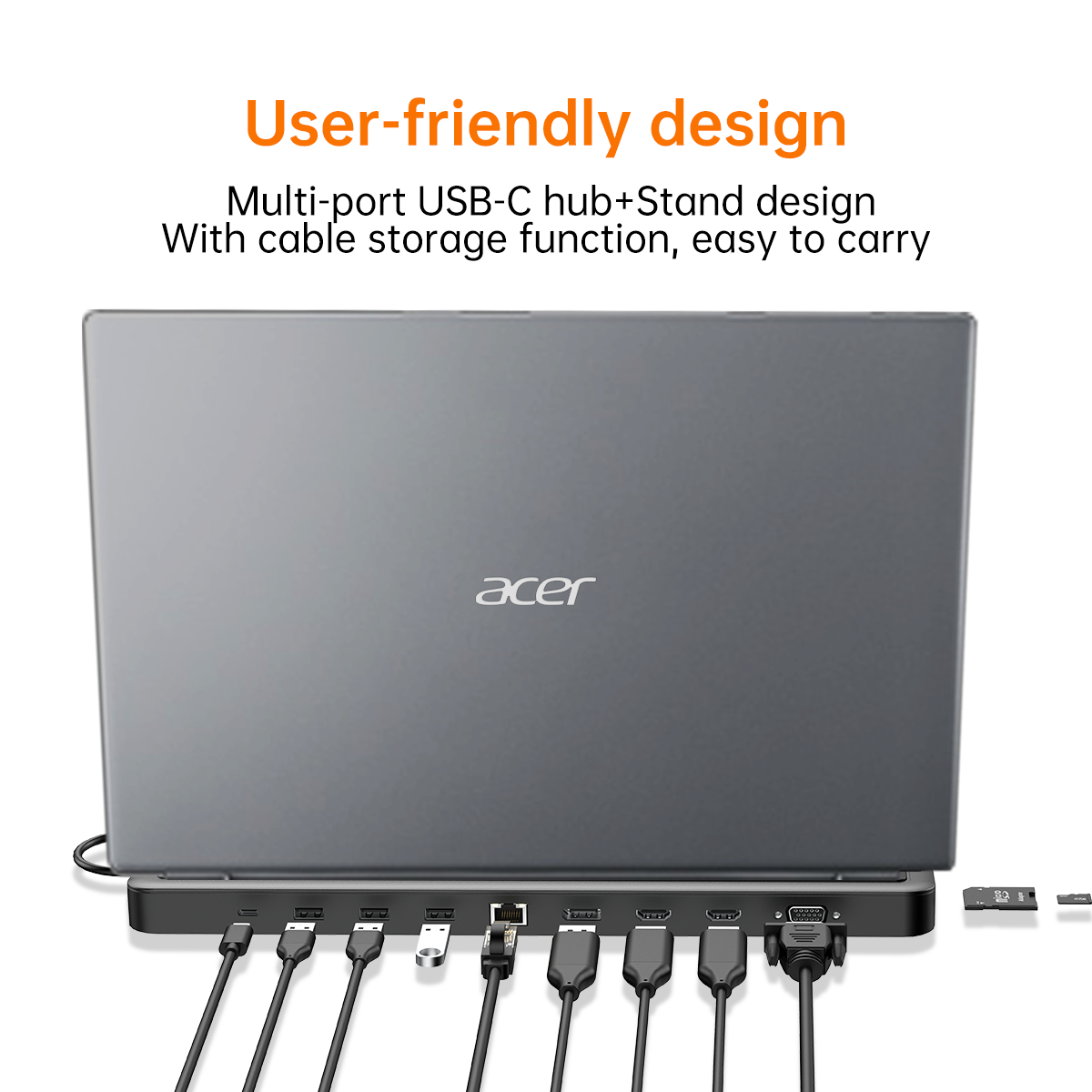 Acer USB Type-C 13 in 1 Docking Stand 7