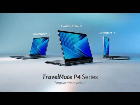 Acer TravelMate P4 Spin 14 Convertible Laptop | TMP414RN-55-TCO - BE AZERTY / Blue 2