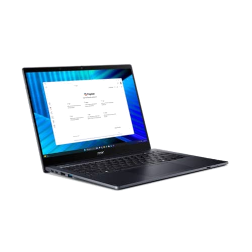 Acer TravelMate P4 Spin 14 Convertible Laptop | TMP414RN-55-TCO - BE AZERTY / Blue 4