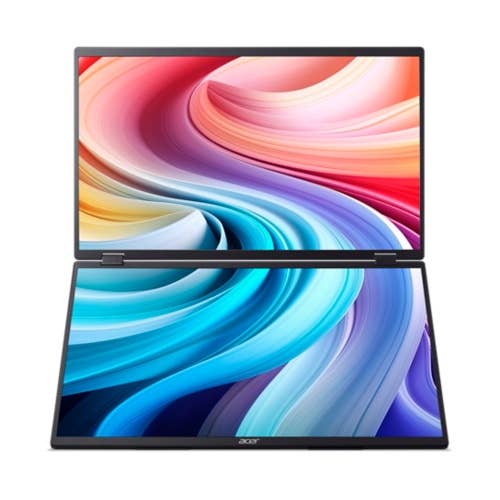 Acer PD3 Dual-screen Foldable Laptop Monitor | PD193QE | Black 5